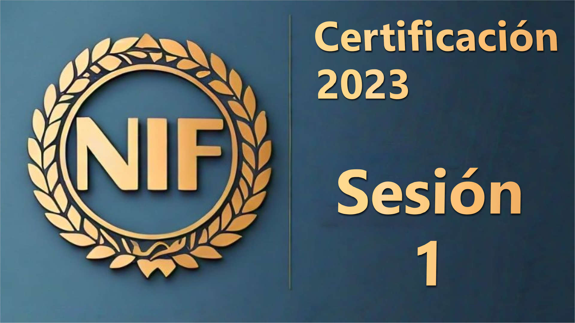 NIF 2023: Sesión 1