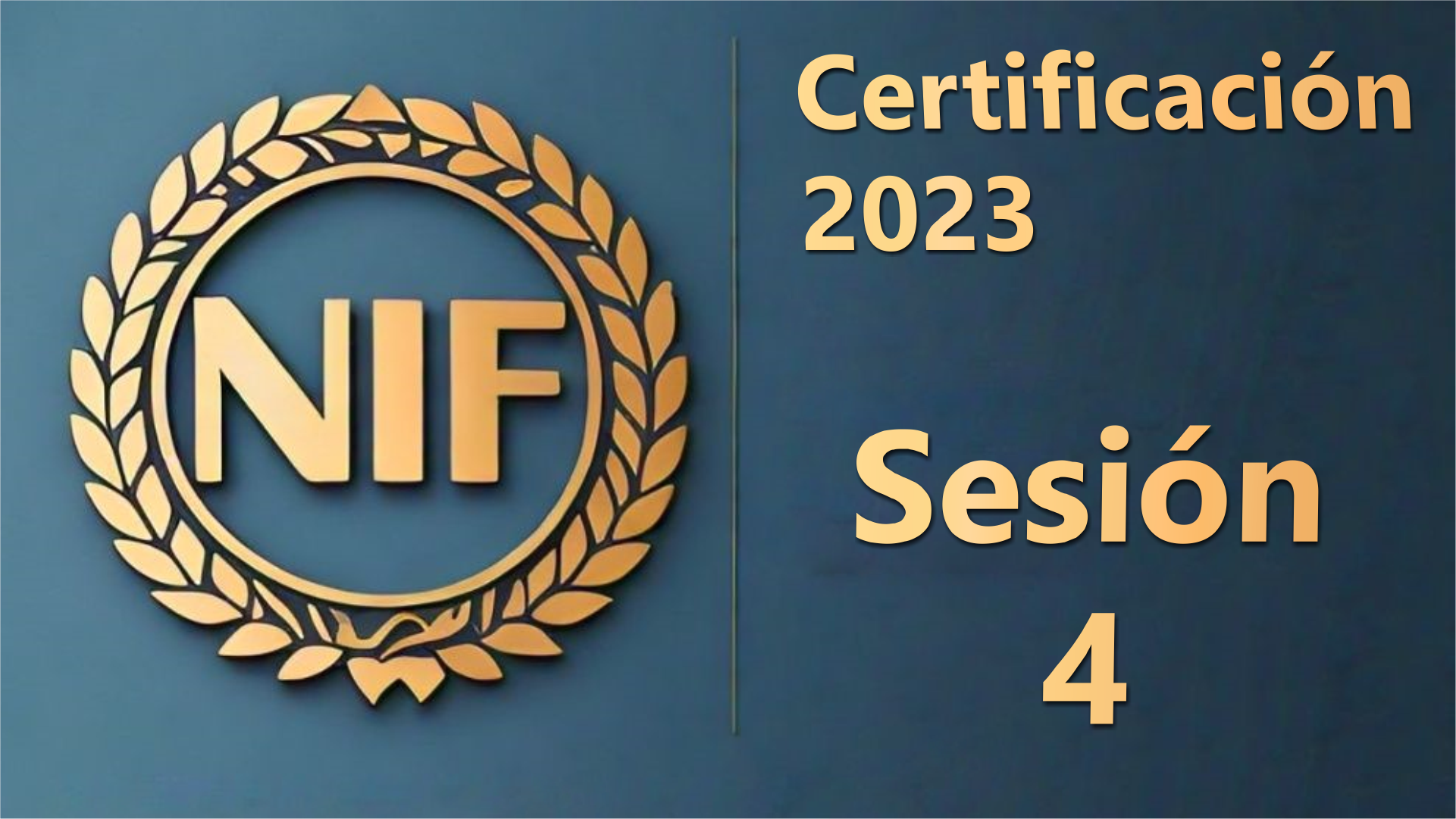 NIF 2023: Sesión 4